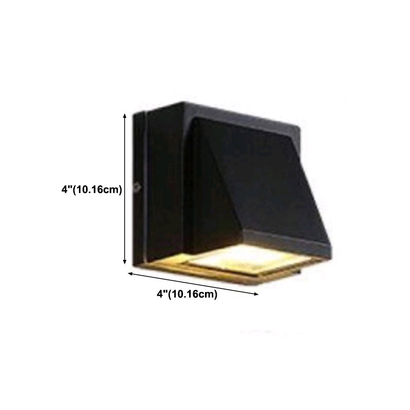 1 Light Geometric Wall Lights Modern Style Metal Wall Lighting Ideas