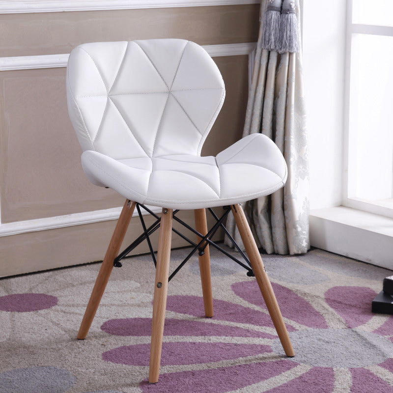 PU Chair18.5" L x23.6"W x27.5"H Armless MW Chair for Living Room