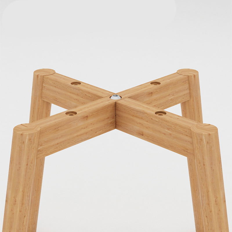 Armless Chair 17.7" L x19.6" W x31.4" H Solid Wood Frame Chair for Living Room