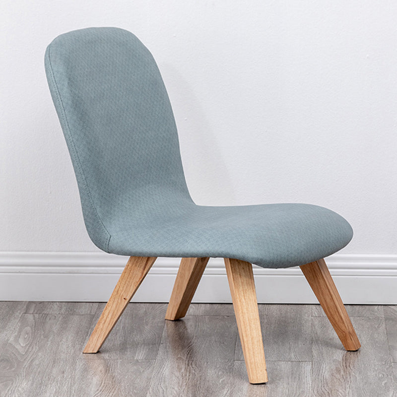 Armless Chair 18.1" L x21.6" W x26.7" H Solid Wood Frame Chair