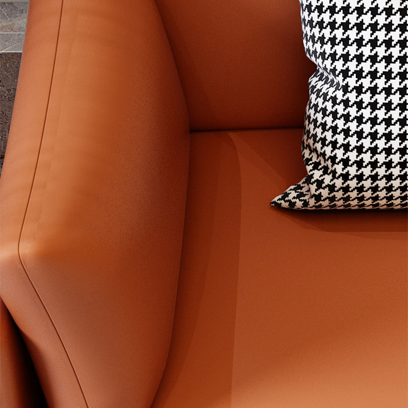 Faux Leather Chair 39.3" L x33.4"W x33.4"H Removable Cushions Chair