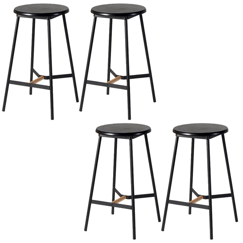 Modern Style Round Bar-stool Metal Counter Bar Stool for Restaurant