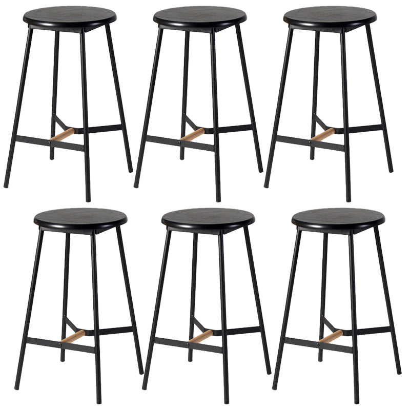 Modern Style Round Bar-stool Metal Counter Bar Stool for Restaurant