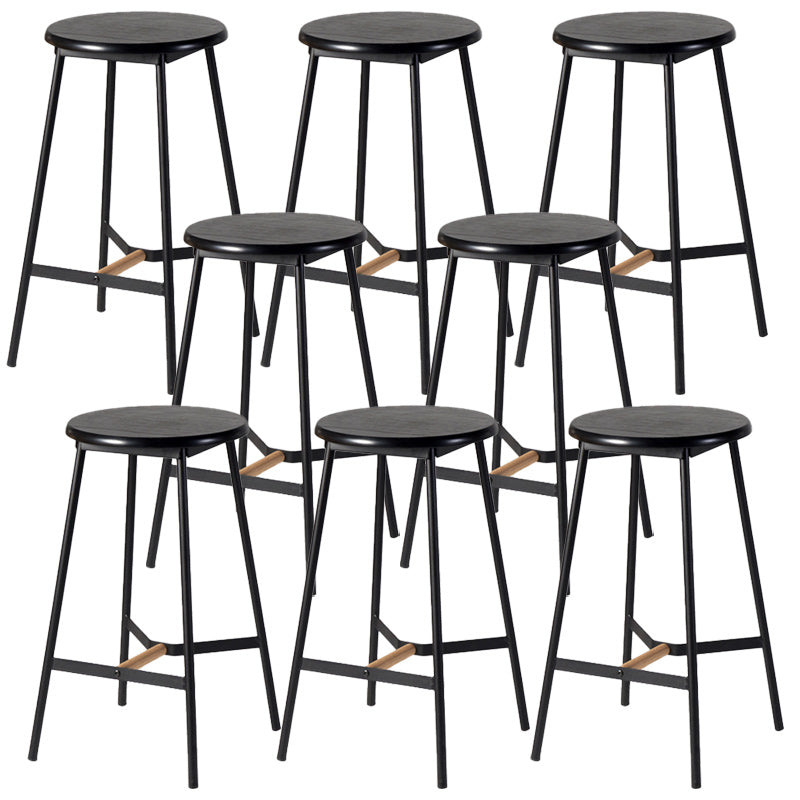 Modern Style Round Bar-stool Metal Counter Bar Stool for Restaurant
