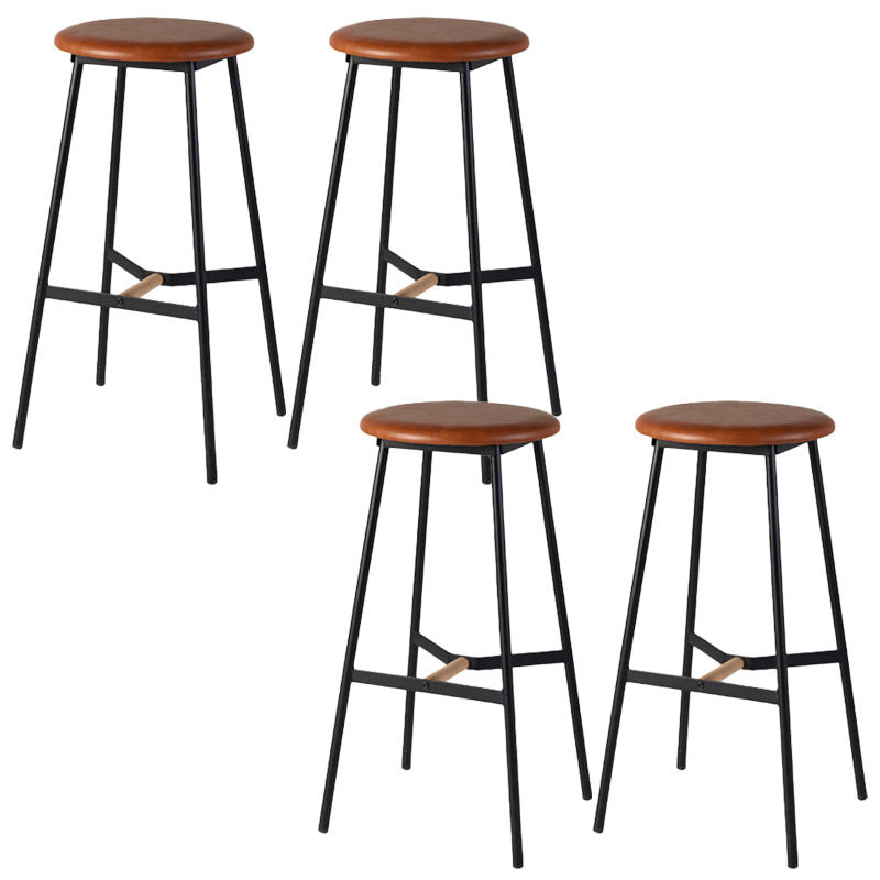 Modern Style Round Bar-stool Metal Counter Bar Stool for Restaurant