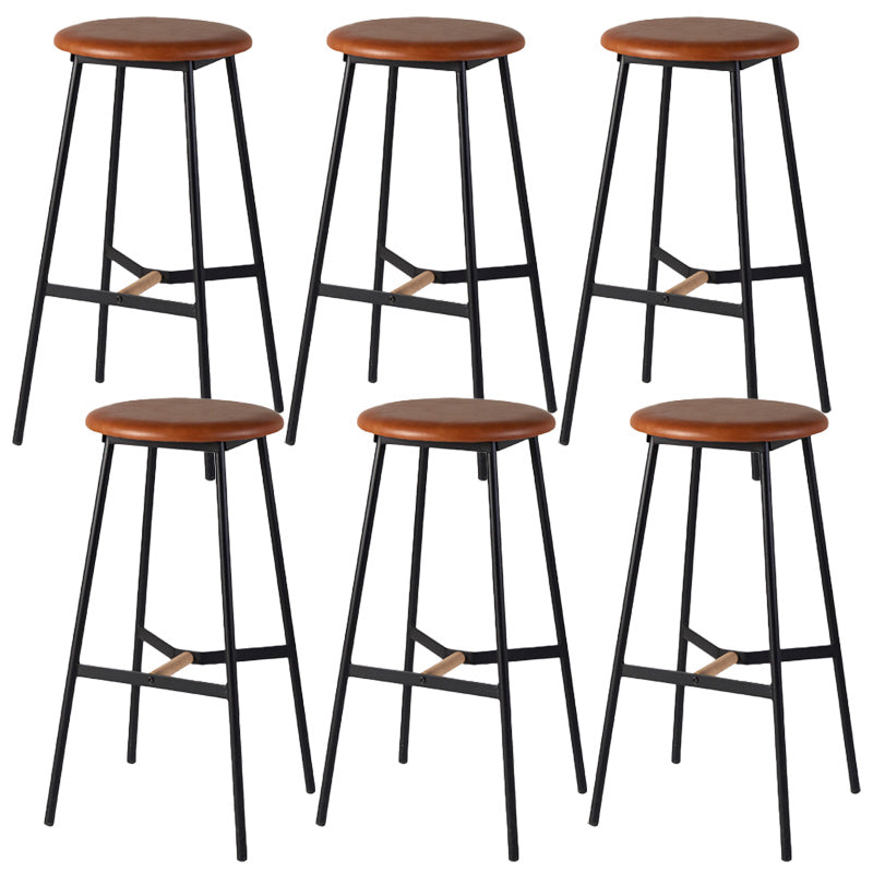 Modern Style Round Bar-stool Metal Counter Bar Stool for Restaurant