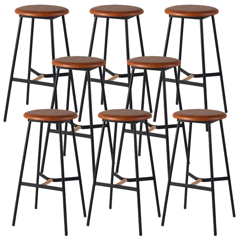 Modern Style Round Bar-stool Metal Counter Bar Stool for Restaurant