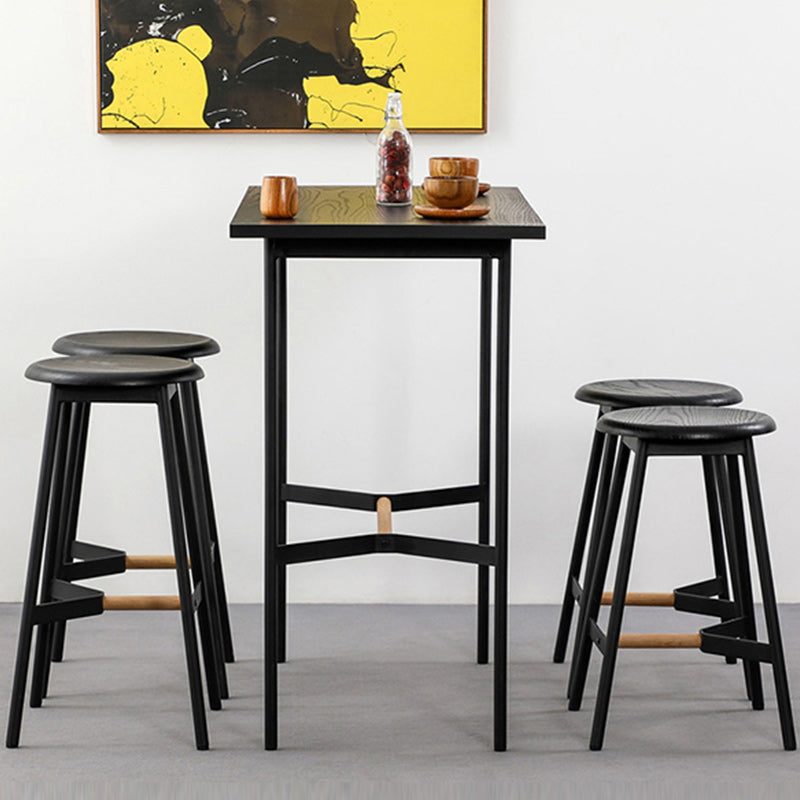 Modern Style Round Bar-stool Metal Counter Bar Stool for Restaurant