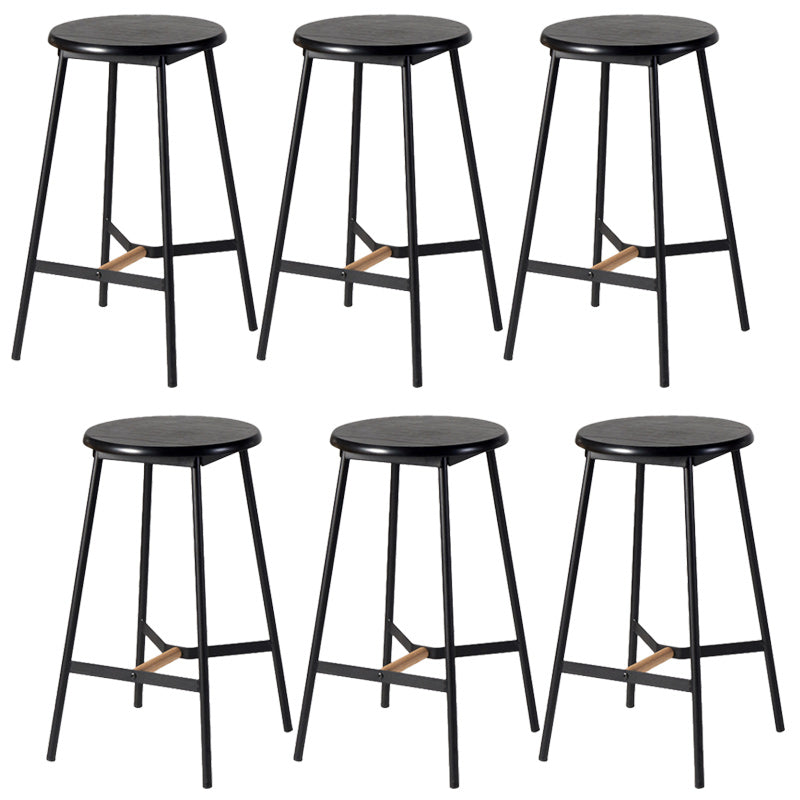 Modern Style Round Bar-stool Metal Counter Bar Stool for Restaurant