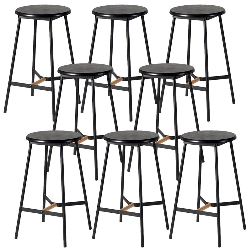 Modern Style Round Bar-stool Metal Counter Bar Stool for Restaurant
