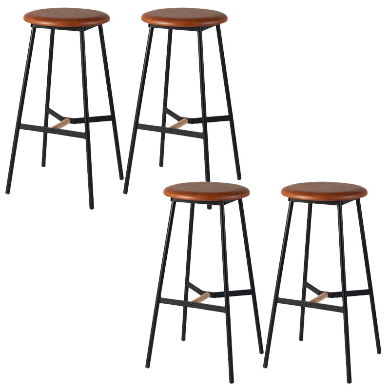 Modern Style Round Bar-stool Metal Counter Bar Stool for Restaurant