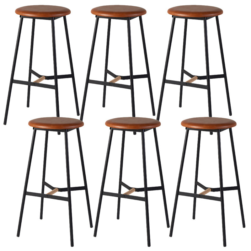 Modern Style Round Bar-stool Metal Counter Bar Stool for Restaurant