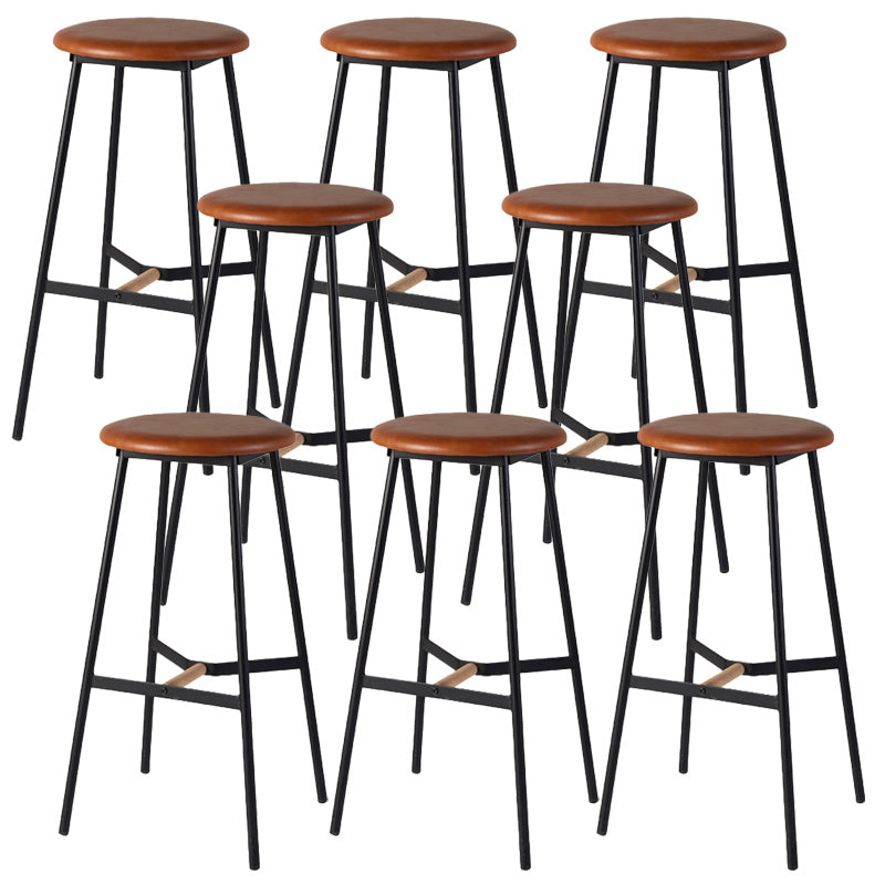 Modern Style Round Bar-stool Metal Counter Bar Stool for Restaurant