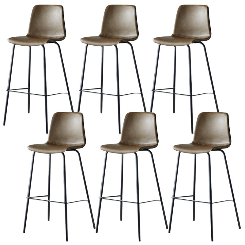 Nordic Style Bar Stool Metal Counter Bar Stool for Restaurant