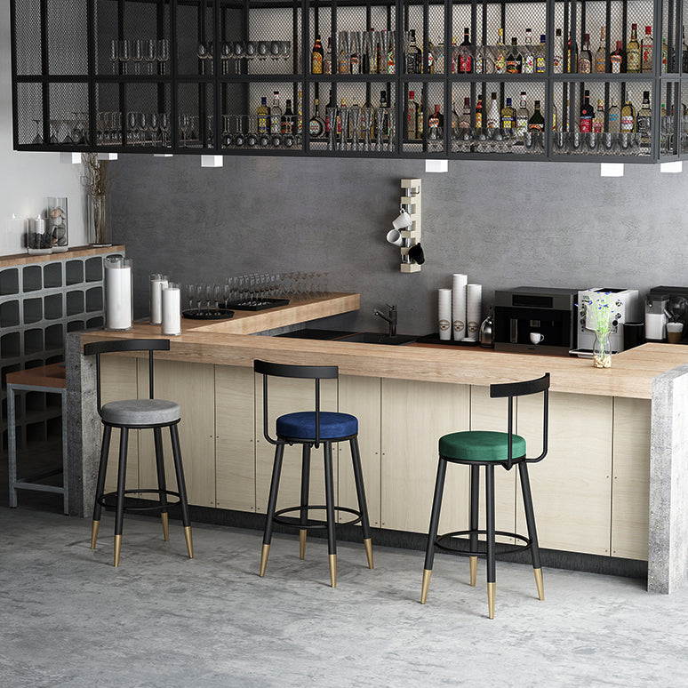 Industrial Style Bar-stool Metal Counter Bar Stool for Restaurant