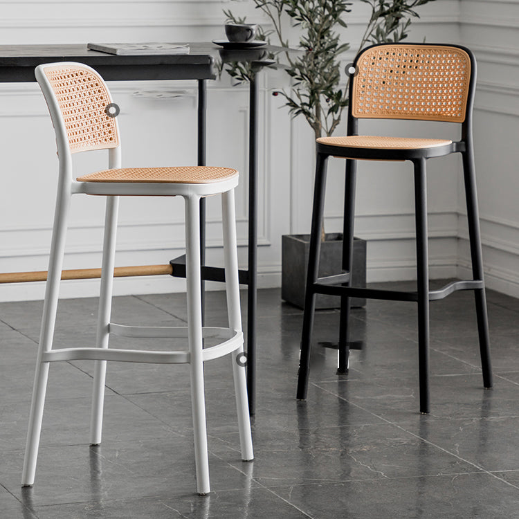 Contemporary Style Bar-stool Plastic Counter Bar Stool for Home