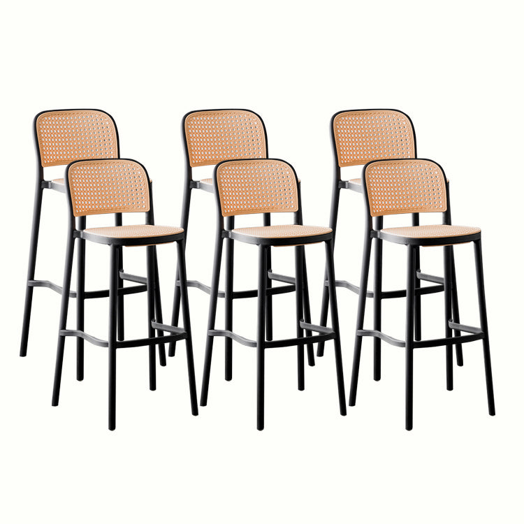 Contemporary Style Bar-stool Plastic Counter Bar Stool for Home