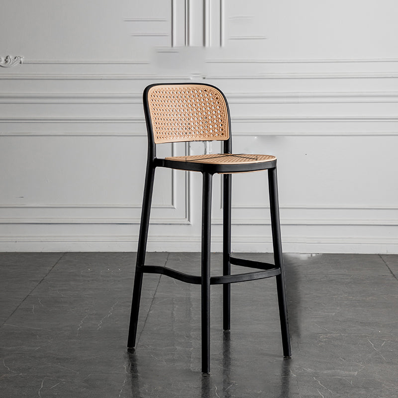 Contemporary Style Bar-stool Plastic Counter Bar Stool for Home