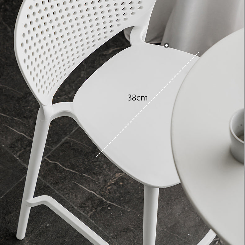 Contemporary Style Stackable Bar-stool Plastic Counter Bar Stool for Home