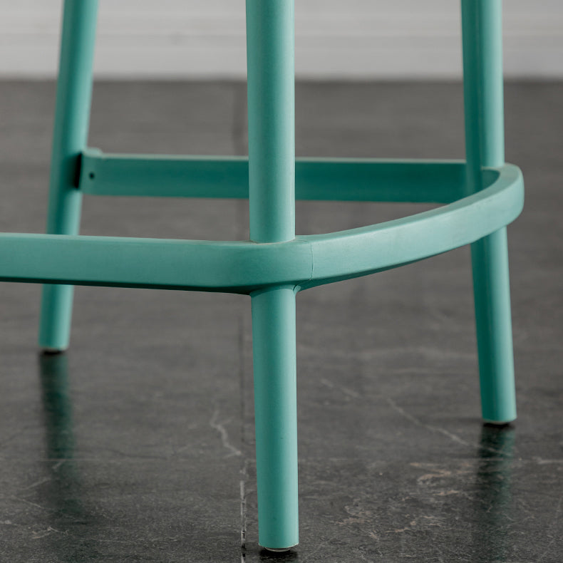 Contemporary Style Stackable Bar-stool Plastic Counter Bar Stool for Home