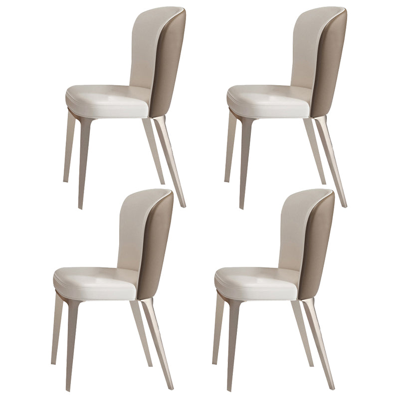 Designer Style Sintered Stone Top Dining Set 1/4/5/7 Pieces Dining Table with White Chairs