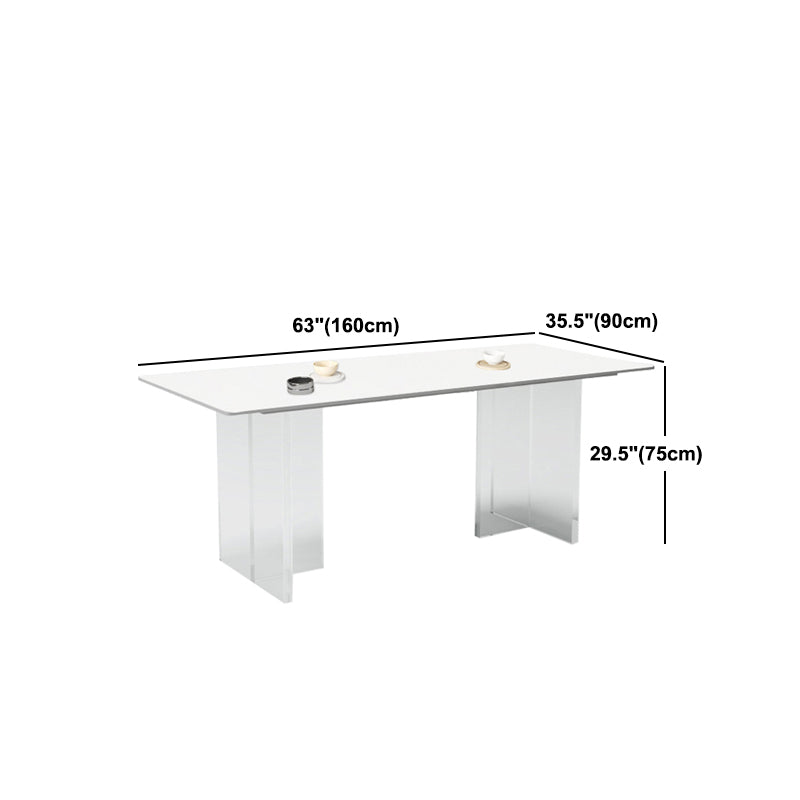 1/2/5/7 Pcs Rectangular Dining Table Set Dining Room Table and Chair