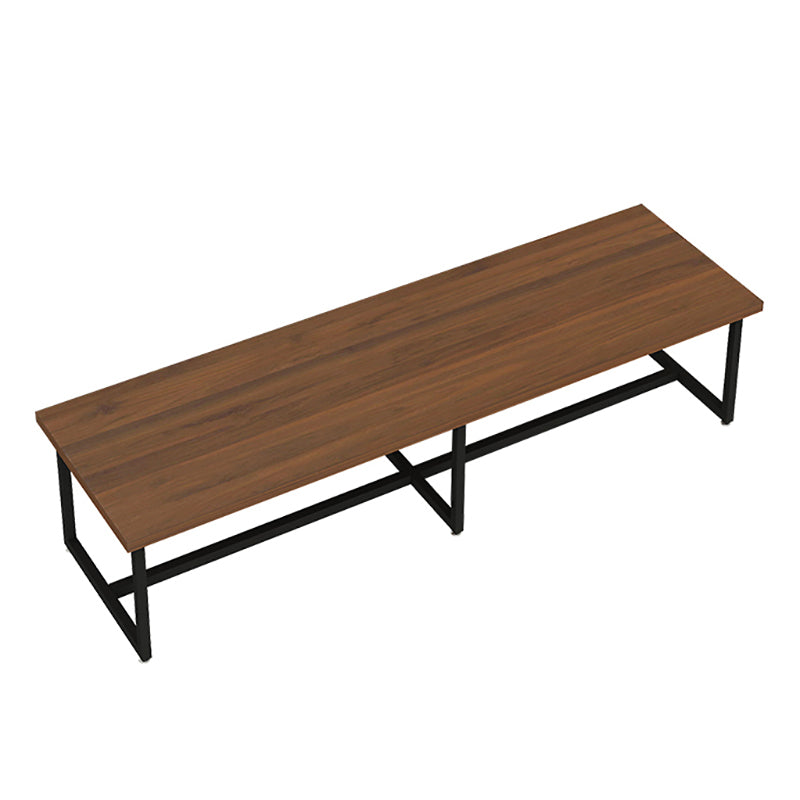 Industrial Solid Wood Table for Restaurant Dining Table with Trestle Base
