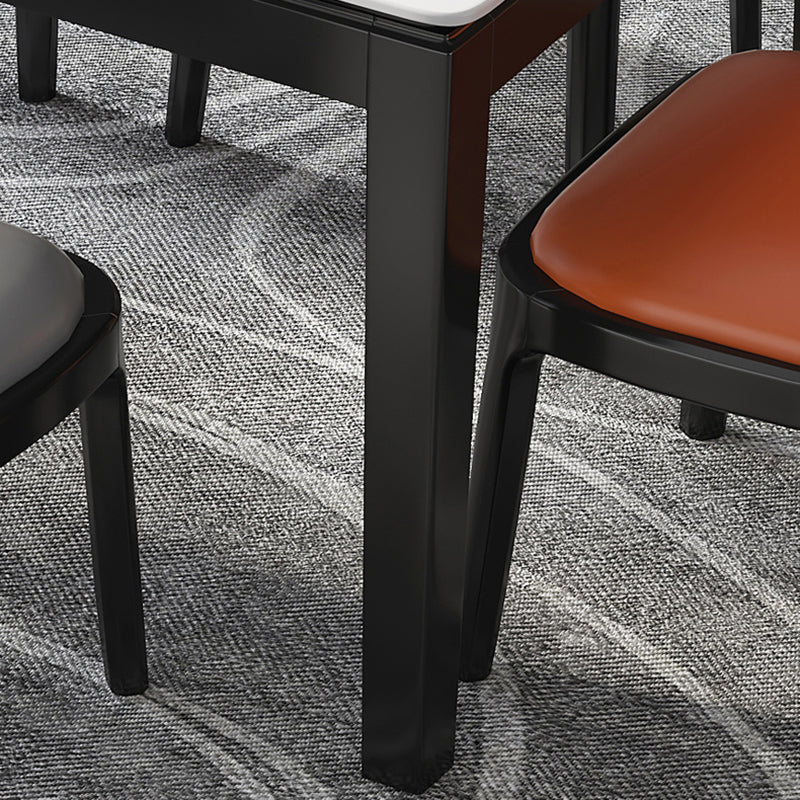 Medieval Modern Sintered Stone Dining Table Rectangle Indoor Table with 4 Legs