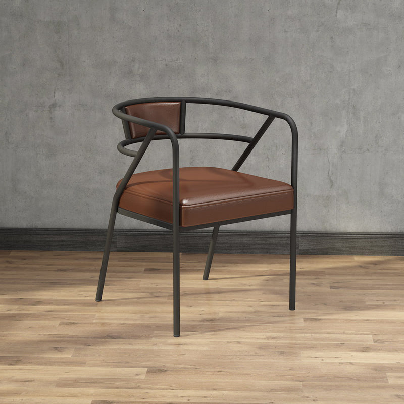 Glam Style Dining Chair Open Back Indoor Side Chair (Set of 2)