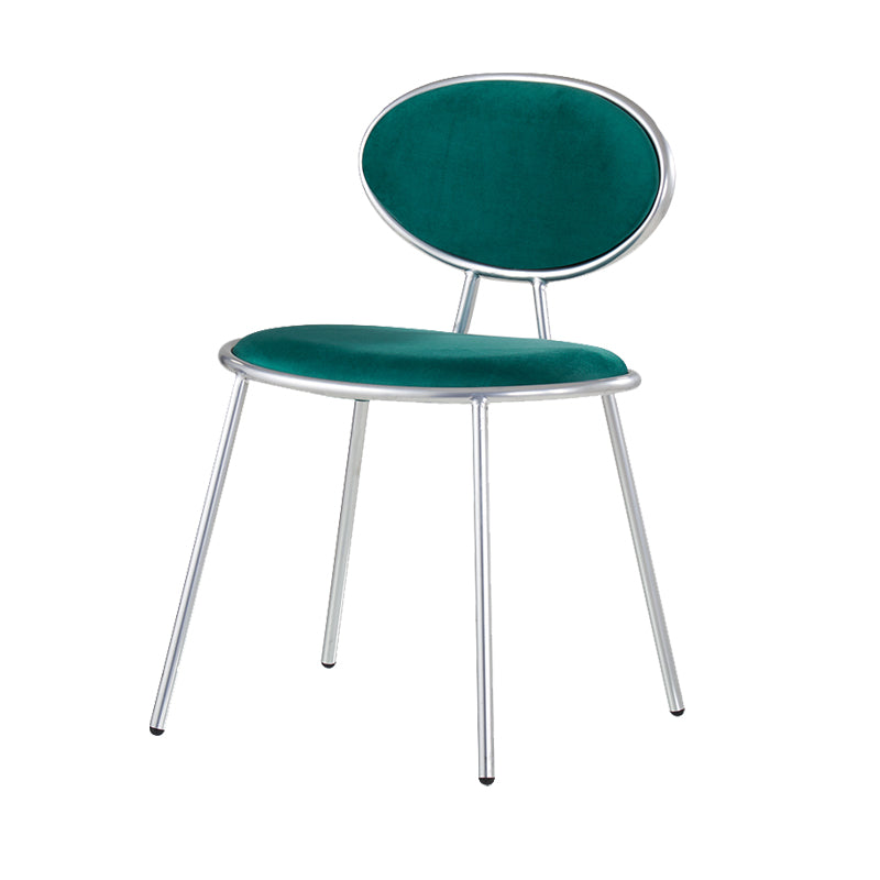 Upholstered Stackable Dining Chair King Louis Back Side Chair for Dining Room