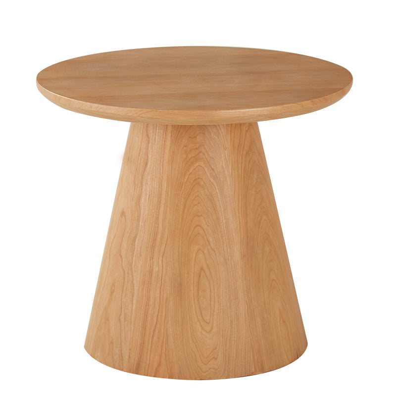 Nordic Style Cocktail Table Pine Material Multicolor Choice Round Coffee Table