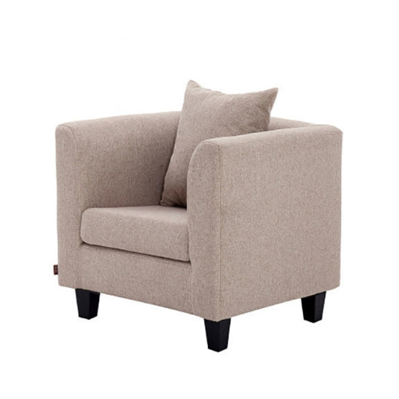 Arm Chair 28.3" L x25.5" W x25.9" H Solid Wood Frame Chair for Living Room