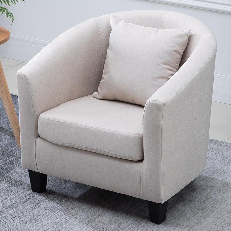 Linen Chair 28.3" L x 25.5" W x  28.3" H Removable Cushions Chair