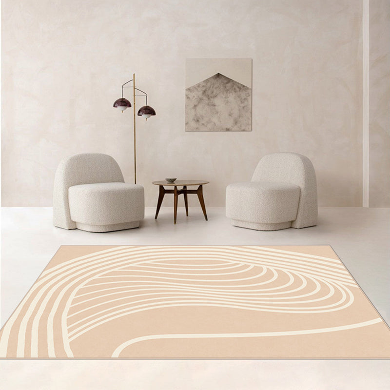 Tapis moderne blanc en Polyester, pièce de couleur, tapis d'intérieur résistant aux taches, pour la décoration de la maison
