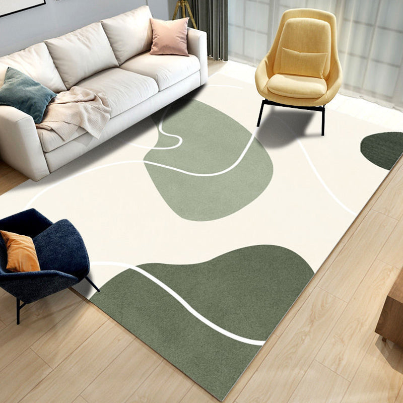 Tapis moderne violet en Polyester, bloc de couleur, avec envers antidérapant, pour la décoration de la maison