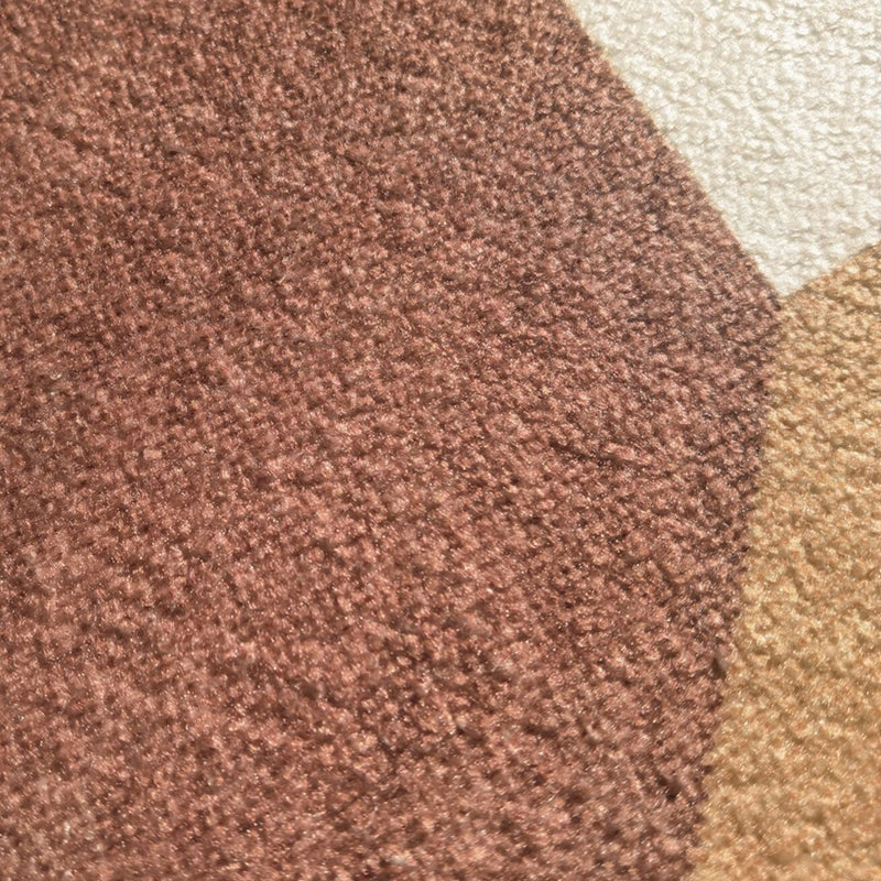Light Brown Simple Carpet Polyester Pattern Carpet Washable Carpet for Drawing Room