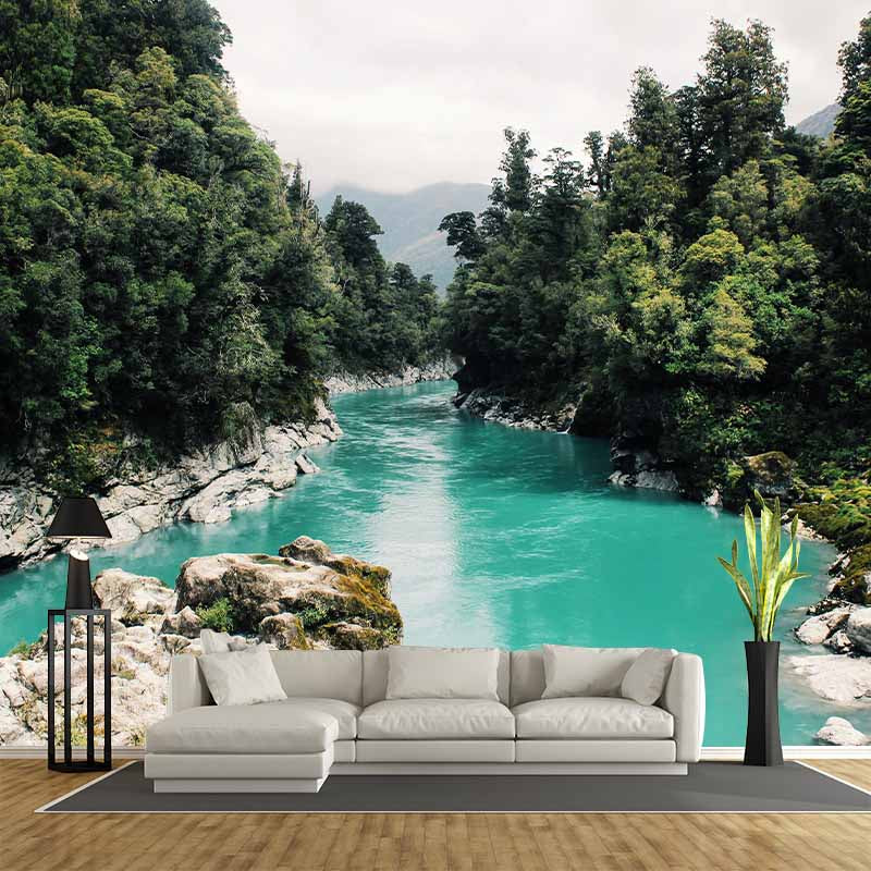 Photography Stain Resistant Forest Wallpaper Living Room Wall Mural