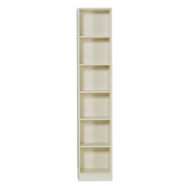 71"H x 9.45"W Bookcase Contemporary Style Closed Back Bookshelf for Home Office