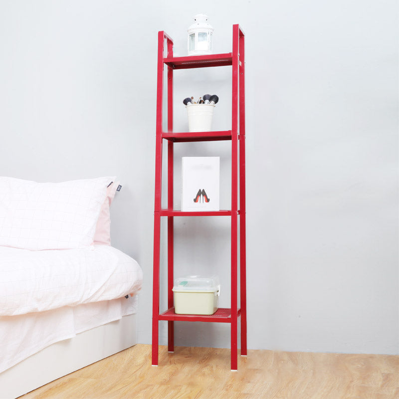 Scandinavian Style Shelf Bookcase Open Back Bookshelf for Home and Office
