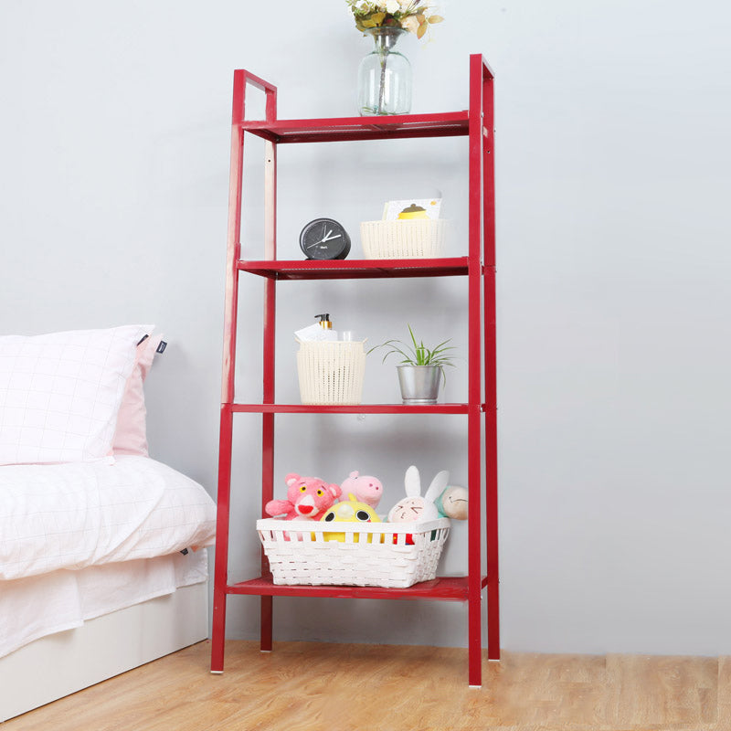 Scandinavian Style Shelf Bookcase Open Back Bookshelf for Home and Office