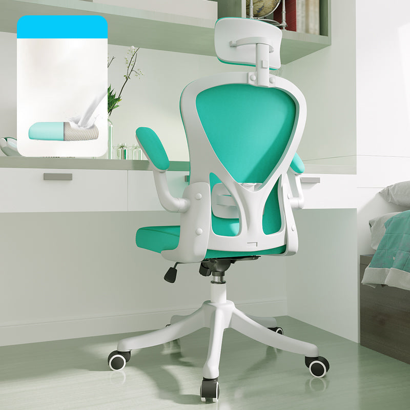 Modern Style Task Chair Adjustable Office Chair with Flip-Up Armrest