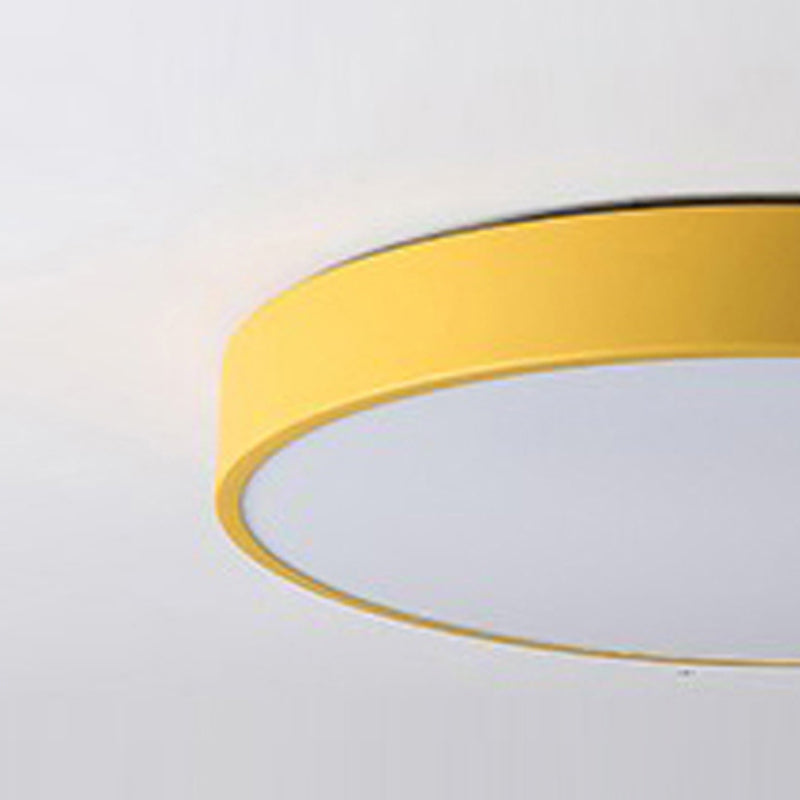 Colorful Flush Mount Ceiling Lamp Nordic Style LED Flush Mount Lighting for Bedroom