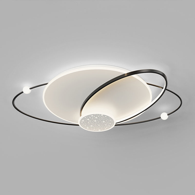 Geometry Shape Ceiling Light Fixtures Modern Style Metal 5 Light Ceiling Mounted Lights