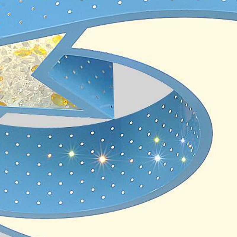 Modern Flushmount Ceiling Lamp Nordic Style LED Flush Mount Lighting for Kid's Bedroom