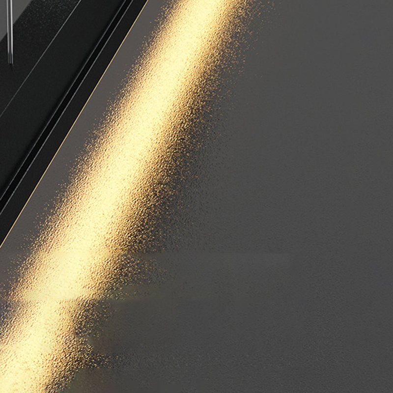 Modern Metal Island Light Straight LED Island Pendant for Dining Room