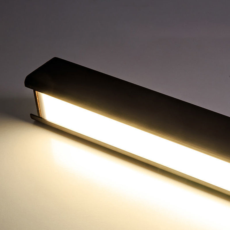 Modern Straight Island Light Aluminum LED Island Pendant for Dining Room