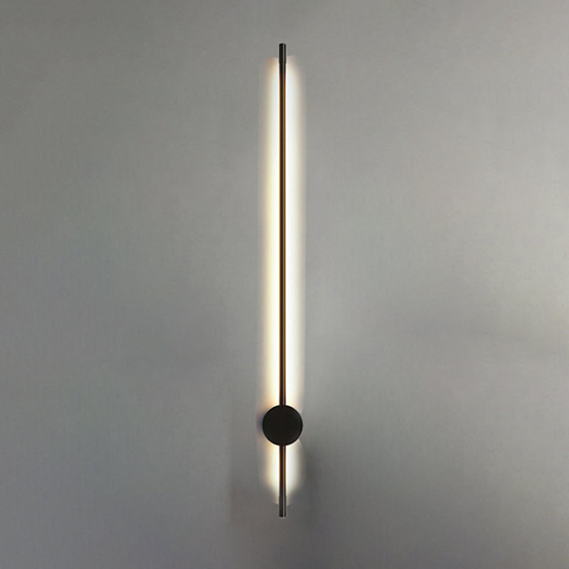 Linearer Schatten Metall Wandleuchten moderner Stil 1-Licht-Wandmontage Licht
