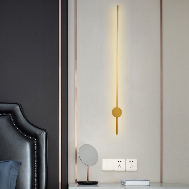 Linearer Schatten Metall Wandleuchten moderner Stil 1-Licht-Wandmontage Licht