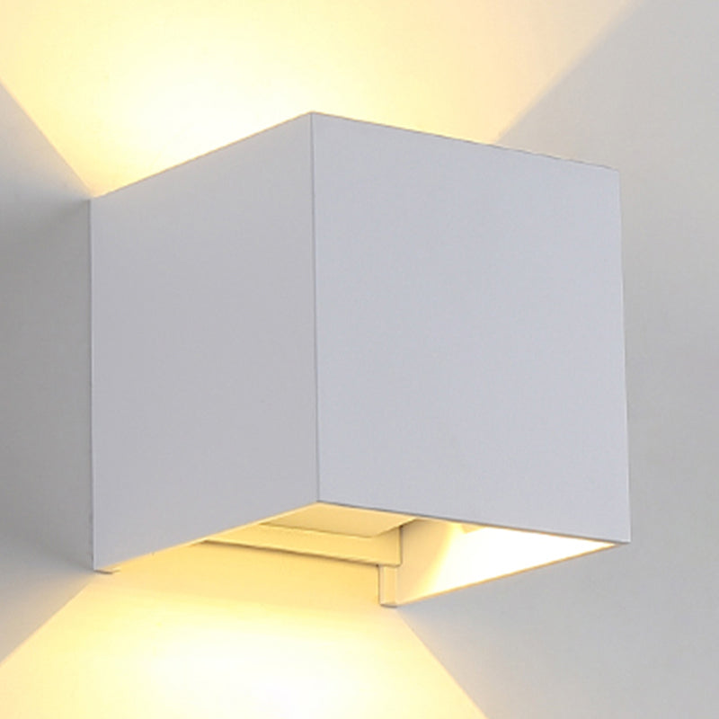 Modern Style Geometry Shape Wall Sconce Metal Multi Light Wall Lighting for Bedroom