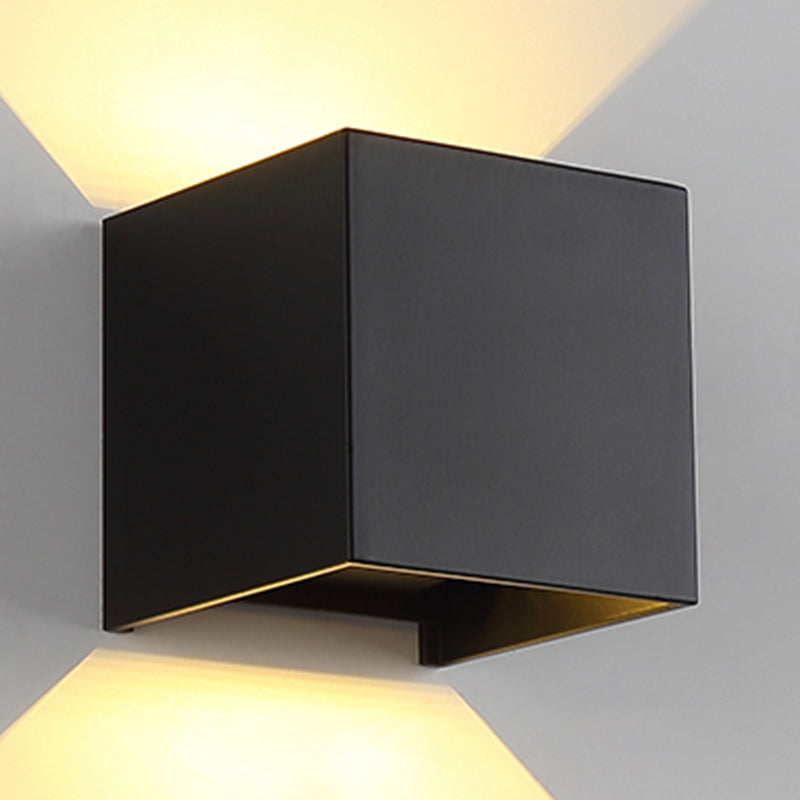 Modern Style Geometry Shape Wall Sconce Metal Multi Light Wall Lighting for Bedroom